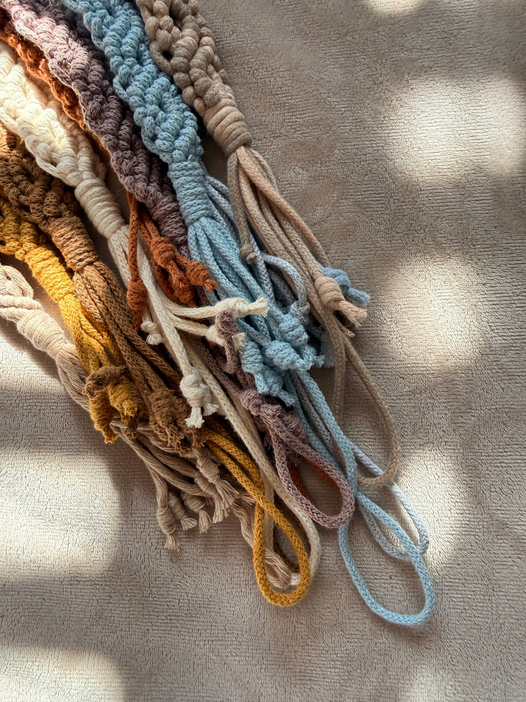 Macrame Dummy Clip — Handmade Boho Pacifier Holder